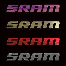 슬램 SRAM 픽시 로드 자전거 장식 데칼 스티커 1EA, 카멜레온_옐로우