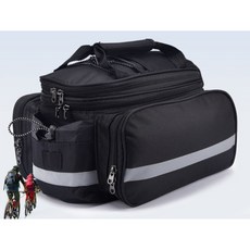 자전거 뒷짐받이 방수 패니어 대용량 장거리 여행용 산악자전거 가방, 1개, A_블랙 방수 후방가방 확장형 27L