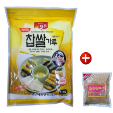 [청은] 찹쌀가루(국산) 1kg 구매시 볶음통깨 80g 증정, 1개