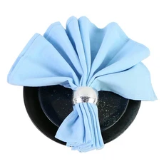 냅킨 세트 4장 크리스마스 테이블 패브릭 30x45cm, 4개, 4PCS baby blue