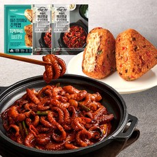 애슐리 매콤탱글 쭈꾸미볶음 300g 2팩 + 애슐리 데리 참치마요 주먹밥 5개입, 애슐리 매콤탱글 쭈꾸미볶음 300g 2팩 + 데리 참치