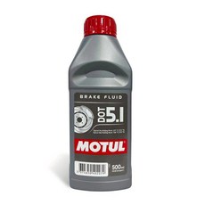 MOTUL 煞車油 500ml 高性能抗沸騰提升制動安全, 1個, DOT5.1