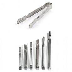 스텐 튀김 샐러드 뷔페 음식 서빙 집게 22cm 12호, 1개, 단일상품1