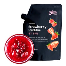 넛두리 오트리 딸기청크잼 과일잼 필링 리플잼, 1kg, 1개