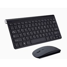無線鍵盤滑鼠套裝，輕巧便攜簡約設計，舒適握感穩定連接, 黑色, K908, 方標鍵