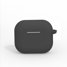 AirPods 3 矽膠保護套, 黑色, 1個, Airpods3 保護套