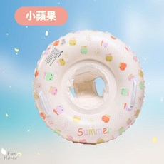 游泳圈 泳圈 嬰兒泳圈 兒童泳圈 寶寶泳圈 嬰兒游泳圈 兒童游泳圈 寶寶游泳圈 造型泳圈 兒童游泳池, 1個, 小蘋果限重22KG