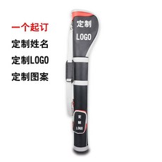 DBAIHUK 高爾夫球槍包 輕便大容量 可裝6-7支球桿, 黑紅,Honma