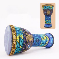 Neirny 젬베 타악기 초보자 성인 어린이 악기 8.5인치 아프리카악기 음악교구, 8.5인치 블루, 1개