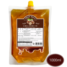 딥플러스 헤이즐넛 시럽, 1개, 1L