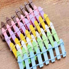 가온로그 컬러 울타리 재료 만들기수업, 나무울타리컬러