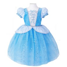 신데렐라 공주 드레스 (고급지퍼형)