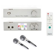 FIESTA KARASTAR 數位音訊處理器 DYNASTAR擴大機，家庭K歌音響組合，享受清晰音質與強勁功率, 混音機+擴大機+VOCALSTAR麥克風, KARASTAR數位混音機