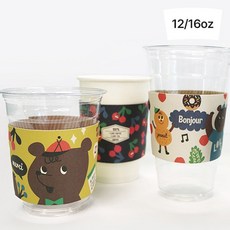 카마코 캐릭터랜덤 24종 합지컵홀더 12/16온스 500개 (무료배송/11시 당일출고), 1개