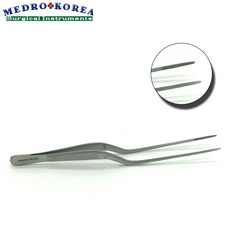 Medro-korea 의료용 간호사 핀셋 모음, 1개, ENT(이비인후과 핀셋)18cm