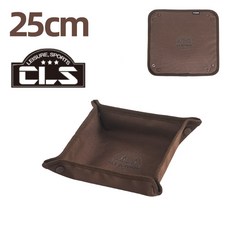 캠퍼스트레이 감성캠핑 차량 접이식 정리함, 브라운25CM