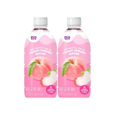베스킨라빈스 피치요거트 워터 500ml 20개 lov*1207Zc