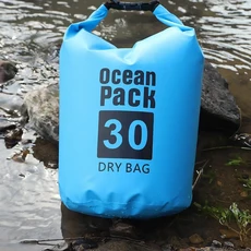 방수 드라이 백 경량 섬유 해변 수영 가방 야외 표류 등산 여행용 휴대용 버킷 배낭, 7. 10L-Blue