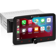 Planet Audio 플래닛 오디오 P70CPA-F 차량용 스테레오 - 애플 카플레이 안드로이드 오토 싱글 디인 7인치 터치스크린 블루투스 CDDVD 플레이어 없음 AMFM, 7 Inch, 1개
