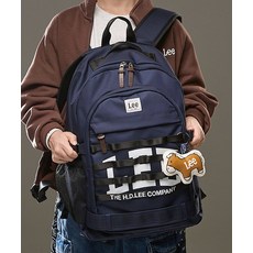 매장정품 리 키즈 LEE KIDS 버디 어센틱 빅 웨빙 포인트 백팩 네이비 LK2601BP05NA