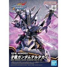 BANDAI SDW HEROES SD鋼彈世界 群英集 #22 才藏δχ鋼彈 霧隱才藏 組裝模型, 1個