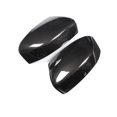 Maserati Levante 용 자동차 백미러 액세서리 2017 2018 2019 2020 2021 - 2024 광택 블랙 탄소 섬유 도어, 01 CHINA, 02 Carbon fiber
