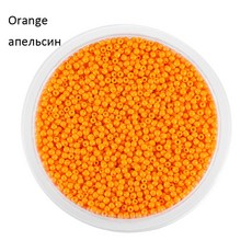 체코식 매력적인 유리 비즈 작은 라운드 루즈 쥬얼리 제작 귀걸이 팔찌, 2mmx1800pcs, 2. Orange