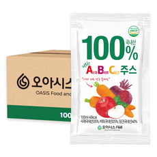 오아시스 국내산 ABC주스, 90개, 100ml
