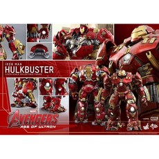 Hot Toys MMS285 復仇者聯盟 馬克44 浩克毀滅者 鋼鐵人 1/6比例可動公仔, 1個, 無缺損