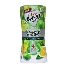 地球製藥 earth 洗手間 廁所 芳香除臭劑 精油 400ml PREMIUM, 1個, 一般版檸檬香#47115