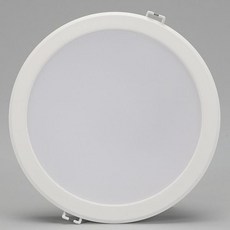 사무실조명 LED 다운라이트 20CM 방습형 슬림 매입등 30W, 전구색374572