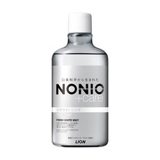 LION 日本獅王 NONIO 終結口氣漱口水 600ml (浸潤薄荷/晶燦亮白/澄橘薄荷) 口氣清新, 1個, 晶燦亮白-單瓶