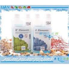 【魚店亂亂賣】德國Tropic Marin熱帶海洋K 珊瑚陽離子微量元素 A-珊瑚陰離子微量元素1000ml 共二瓶TM, 2個, 1L