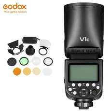 Godox V1 플래시 TTL 1/8000s HSS 리튬 배터리 스피드라이트 플래시(캐논 호환 니콘 소니용 Xpro 트리거 포, 04 for Pentax, 01 CHINA, 03 V1 with AK-R1
