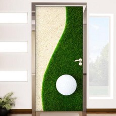 아트박스/꾸밈 bh665-골프공_현관문시트지, 단품