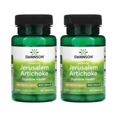 스완슨 예루살렘 아티쵸크 아티초크 400mg 60캡슐 2개 이눌린 Artichoke, 60정