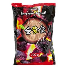 숲애숯 참숯 구이용 바베큐숯, 1개, 700g