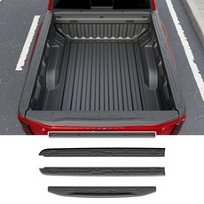 Powoq 트럭 베드 레일 캡 2023-2026 쉐보레 콜로라도 GMC 캐니언 베드 레일 커버 TPE 테일게이트 몰딩 캡 교체 2023 2024 2025 2026 쉐보레 콜로라