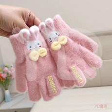 寶寶手套秋冬季0-3-6歲1嬰幼加厚小孩兒童防寒可愛冬天保暖4新款2PP88