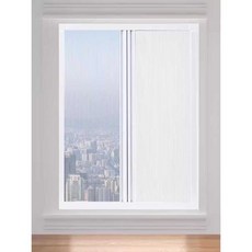 무타공 창문 간이 샤시 슬라이딩 도어 커튼 가림막 주방 블라인드