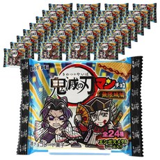 LOTTE 日本樂天 鬼滅之刃 煥彩巧克力 無限城篇 共24款 含壓紋金屬貼紙, 30個