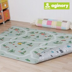 아기노리 프리미엄 놀이방매트, 숲속캠프그린(양면)