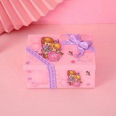 創意旋轉芭蕾舞音樂首飾盒，附化妝鏡, 9209音樂盒紫色,15.8*11*7.3CM
