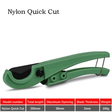 PPR 가위 SK5 블레이드 전문 PVC 파이프 절단 칼 커터 배관공 특수 핸드 툴, Nylon Quick Cut, 01 Nylon Quick Cut