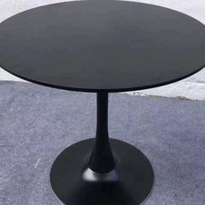 원형 티테이블 카페 흰색 테이블 베란다 거실 발코니 유럽식 60x60cm 탁자, E. 화이트 80cm