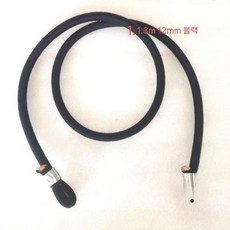 디아크몰 고무 트램펄린 밴드 탄성 육각 점핑 스트링, 8. 1.3m 12mm 검정