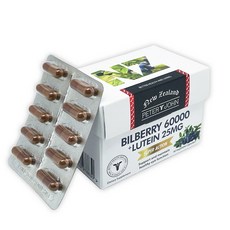 천연루테인 피터앤존 빌베리 루테인지아잔틴 25mg 60블리스터캡슐 1박스, 60정, 1개