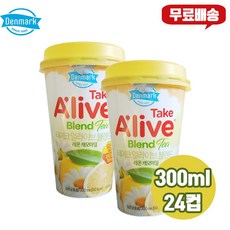 덴마크 동원 테이크 얼라이브 블렌드 티 레몬 캐모마일, 300ml, 24개