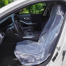 자동차 시트커버 의자커버 일회용 비닐커버 수리, 50개, 1개, 50개