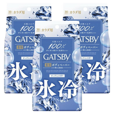 갸스비 바디 페이퍼 아이스 비누향 30개입, 3개